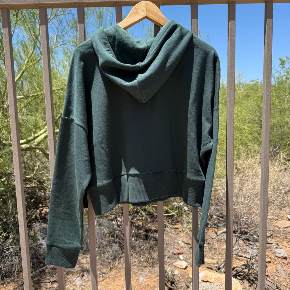 ⬇️💲90 Degree By Reflex NWT Darkest Spruce Green Hoodie - Picture 5 of 10
